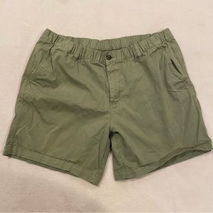 Men's Bearbottom Stretch Shorts Olive Green Size XXL 7" Inseam Bear Bottom‎ 36